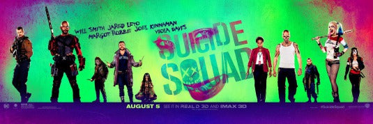 1000 piece jigsaw puzzle for the movie poster: Suicide Squad (2016) ver25