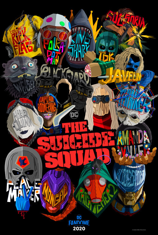 1000 piece jigsaw puzzle for the movie poster: The Suicide Squad (2021) ver2
