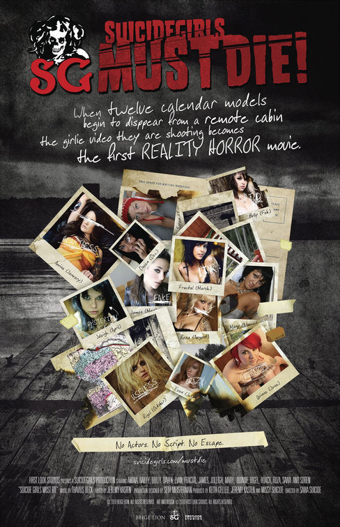 1000 piece jigsaw puzzle for the movie poster: SuicideGirls Must Die! (2010)