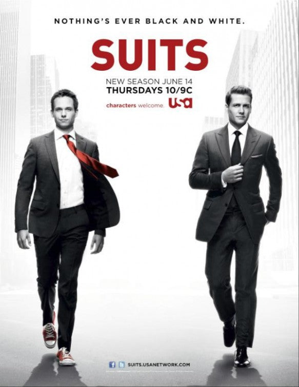 1000 piece jigsaw puzzle for tv poster: Suits