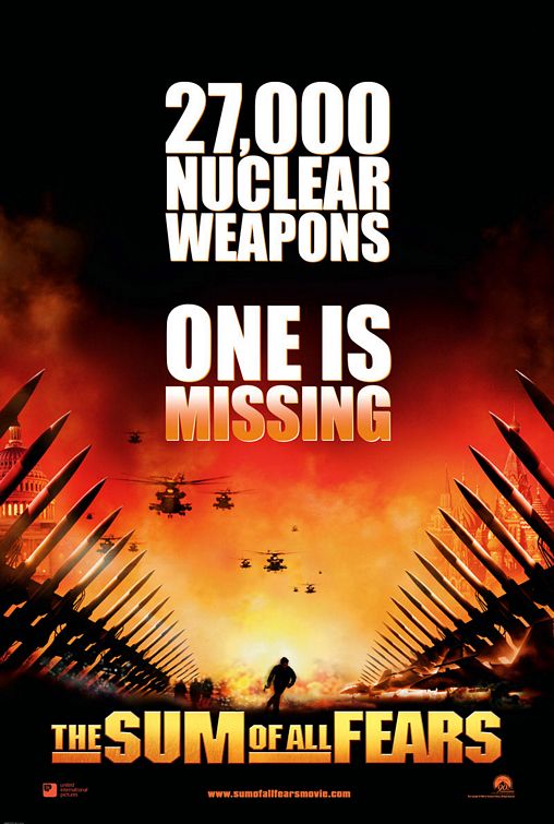 the movie poster: The Sum of All Fears (2002)
