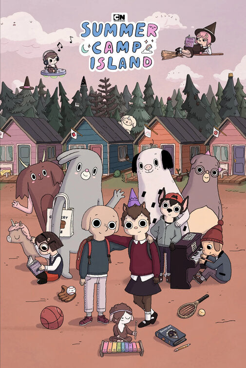 1000 piece jigsaw puzzle for tv poster: Summer Camp Island