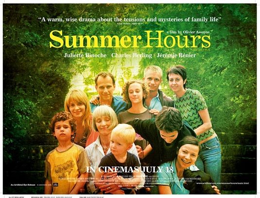 the movie poster: Summer Hours (2009)