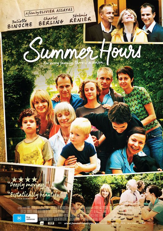 the movie poster: Summer Hours (2009) ver2