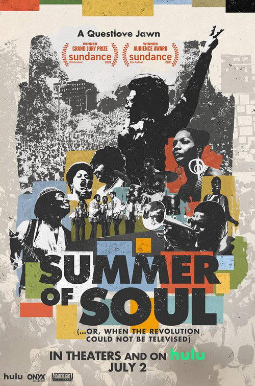 1000 piece jigsaw puzzle for the movie poster: Summer of Soul (...Or, When the Revolution Could Not Be Televised) (2021)