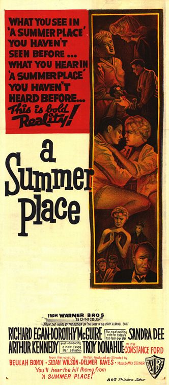 the movie poster: A Summer Place (1959)