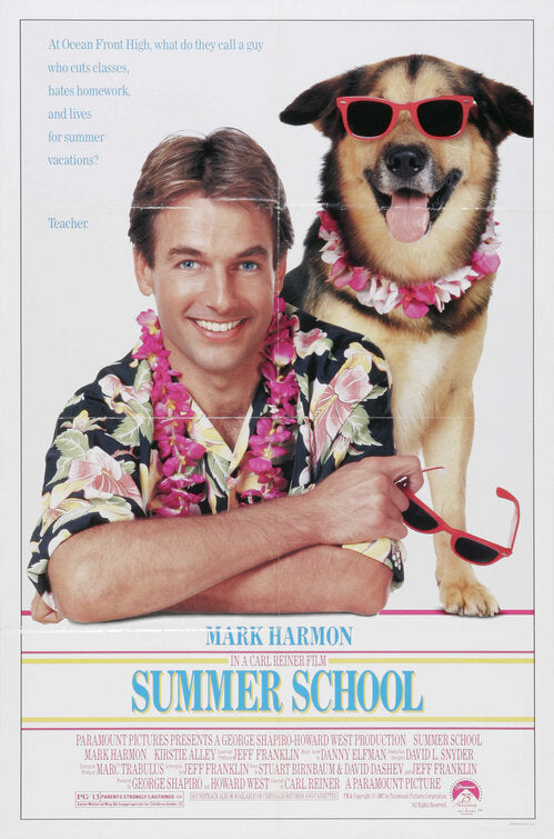 the movie poster: Summer School (1987)