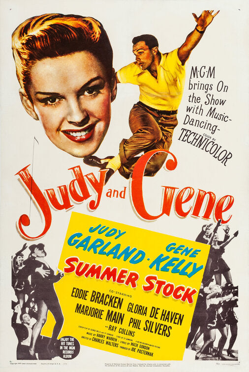 1000 piece jigsaw puzzle for the movie poster: Summer Stock (1950)