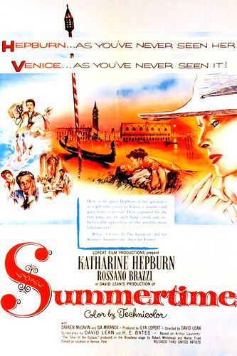 the movie poster: Summertime (1955)
