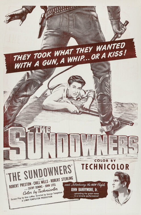 1000 piece jigsaw puzzle for the movie poster: The Sundowners (1950)