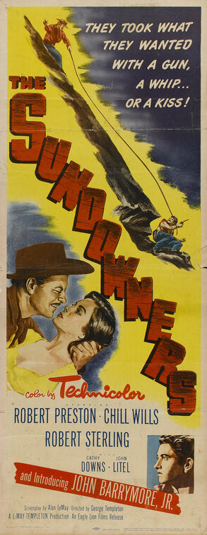 1000 piece jigsaw puzzle for the movie poster: The Sundowners (1950) ver2