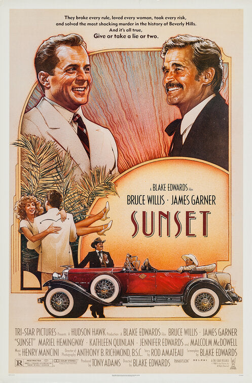 the movie poster: Sunset (1988)