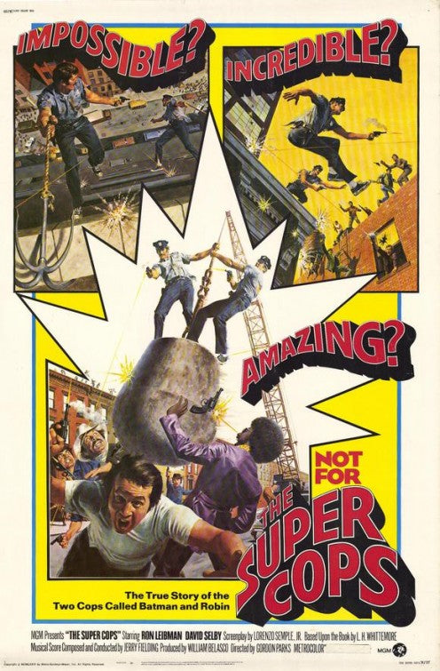 1000 piece jigsaw puzzle for the movie poster: The Super Cops (1974)