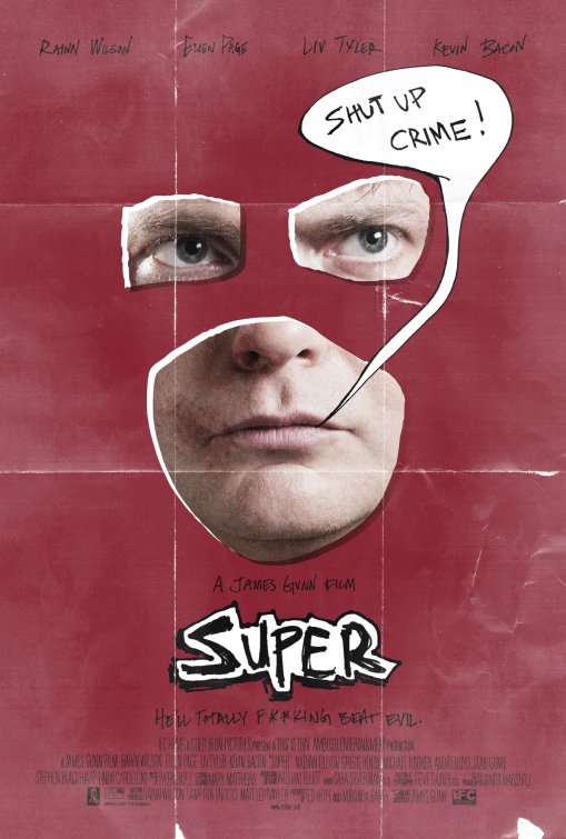 1000 piece jigsaw puzzle for the movie poster: Super (2011)