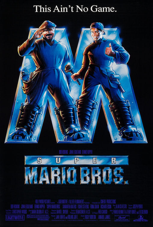 the movie poster: Super Mario Bros. (1993)