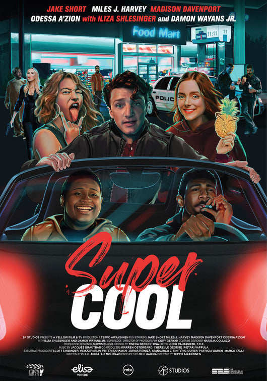 1000 piece jigsaw puzzle for the movie poster: Supercool (2021)