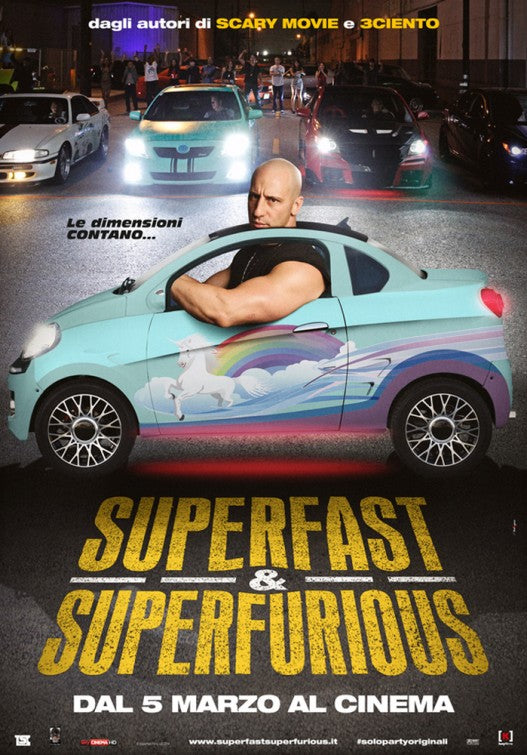 1000 piece jigsaw puzzle for the movie poster: Superfast (2015)