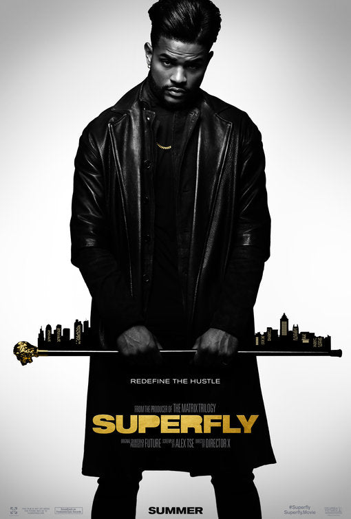 1000 piece jigsaw puzzle for the movie poster: SuperFly (2018)