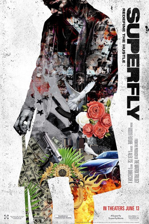 1000 piece jigsaw puzzle for the movie poster: SuperFly (2018) ver2