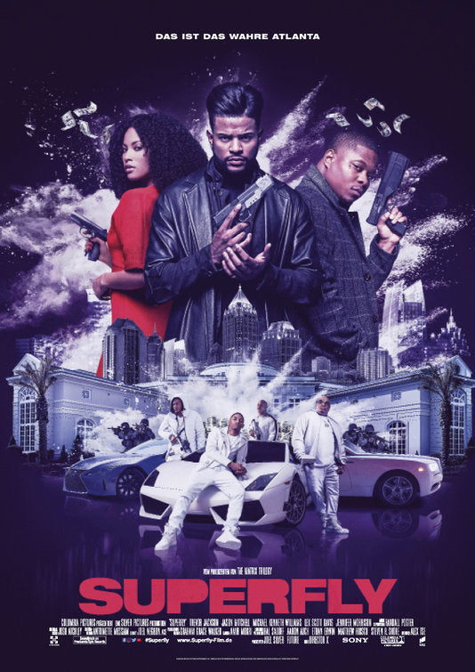 1000 piece jigsaw puzzle for the movie poster: SuperFly (2018) ver3