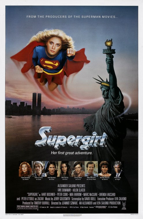 the movie poster: Supergirl (1984)