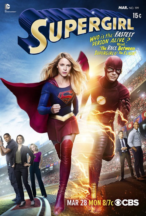 1000 piece jigsaw puzzle for tv poster: Supergirl, ver2
