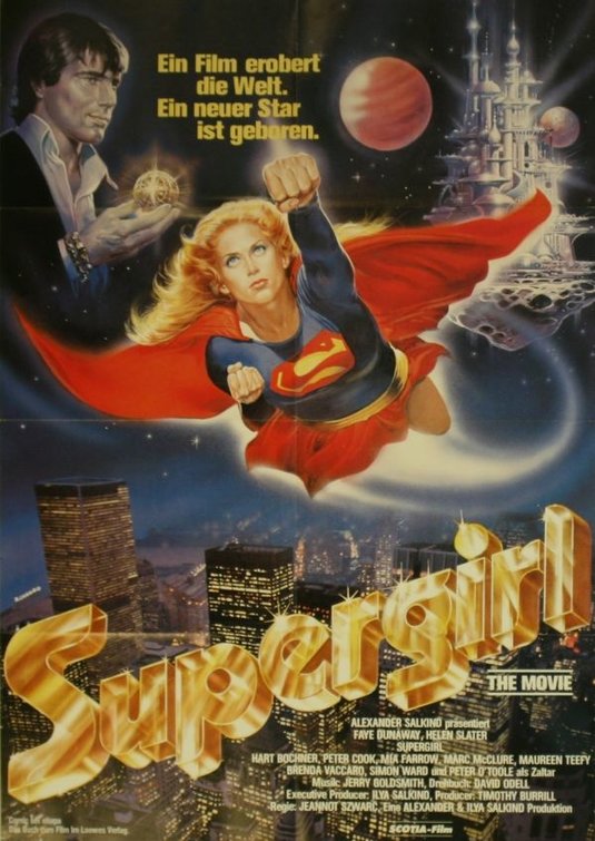 1000 piece jigsaw puzzle for the movie poster: Supergirl (1984) ver3
