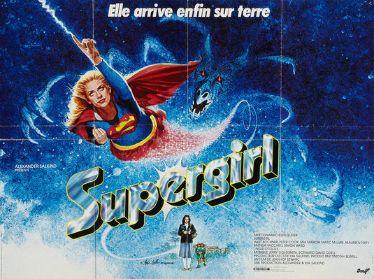 1000 piece jigsaw puzzle for the movie poster: Supergirl (1984) ver4