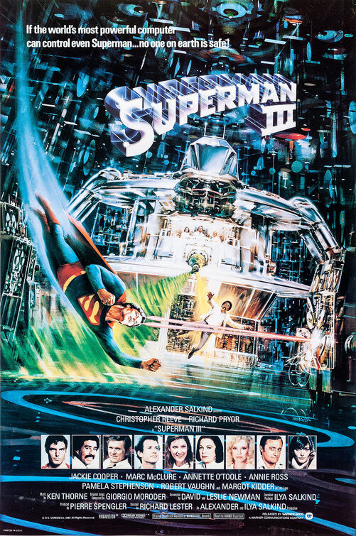 1000 piece jigsaw puzzle for the movie poster: Superman III (1983) ver2
