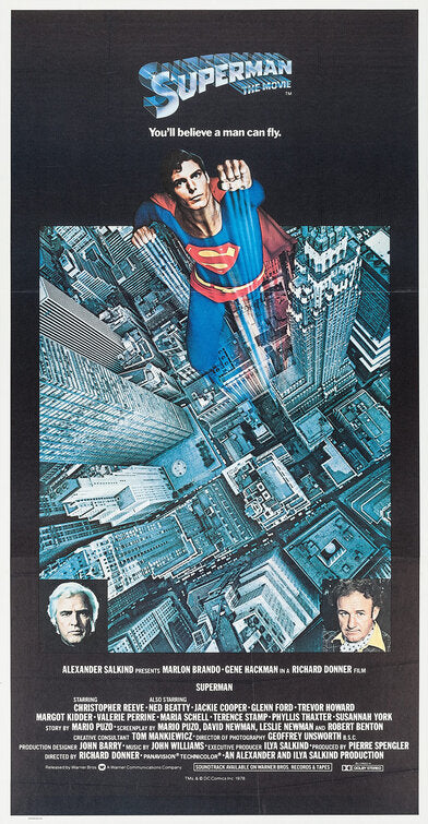 the movie poster: Superman (1978) ver2