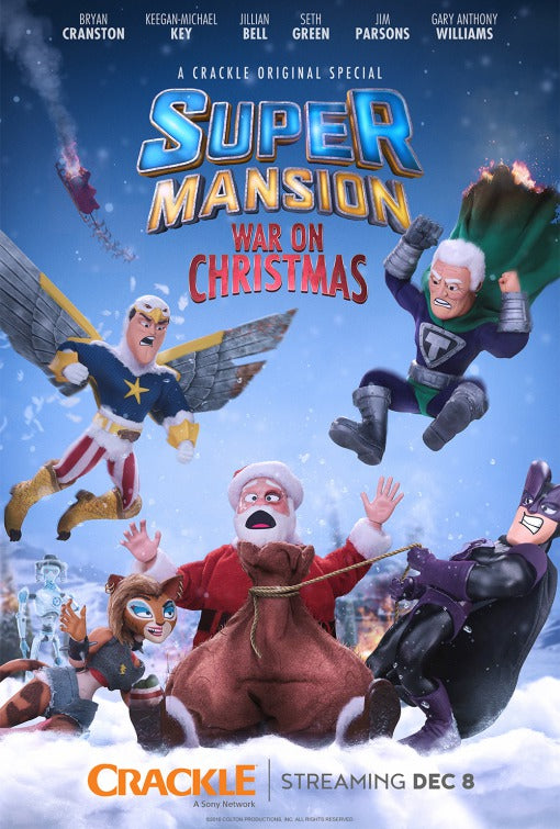 1000 piece jigsaw puzzle for tv poster: Supermansion, ver11