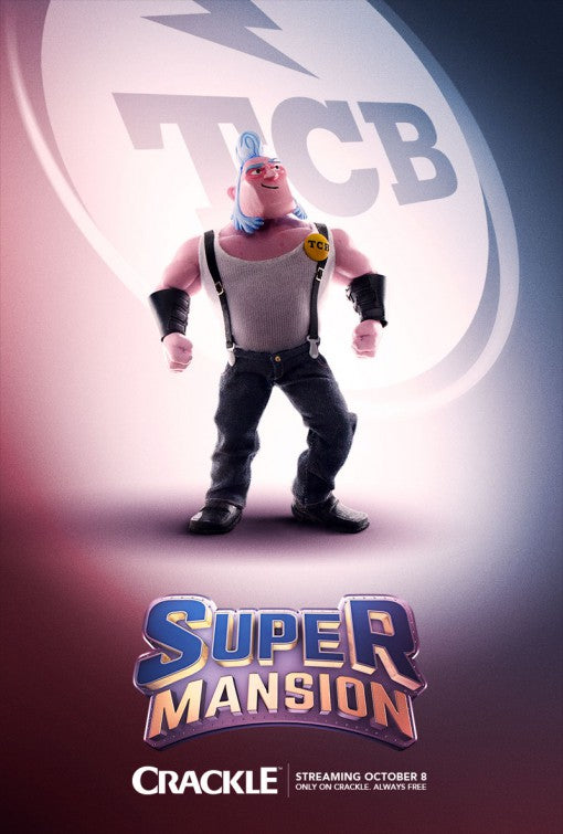 1000 piece jigsaw puzzle for tv poster: Supermansion, ver4