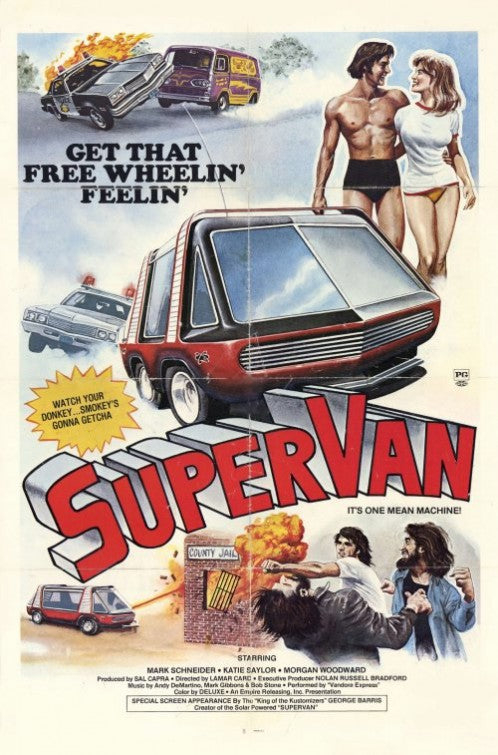 1000 piece jigsaw puzzle for the movie poster: Supervan (1977)