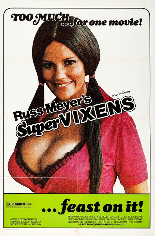 1000 piece jigsaw puzzle for the movie poster: Supervixens (1975)