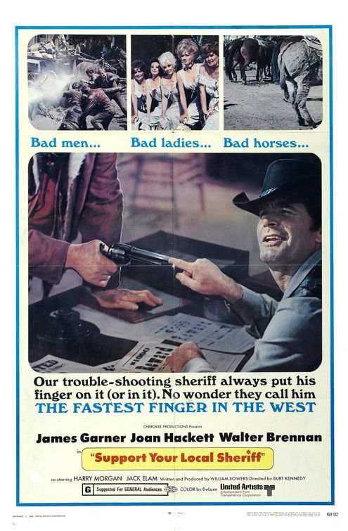 the movie poster: Support Your Local Sheriff! (1969)