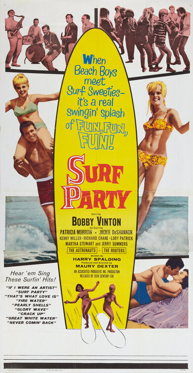 1000 piece jigsaw puzzle for the movie poster: Surf Party (1964) ver2