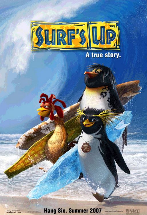 the movie poster: Surf's Up (2007)