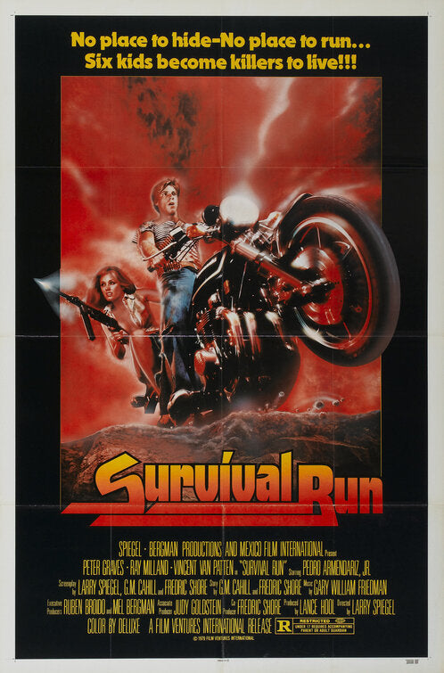 1000 piece jigsaw puzzle for the movie poster: Survival Run (1979)