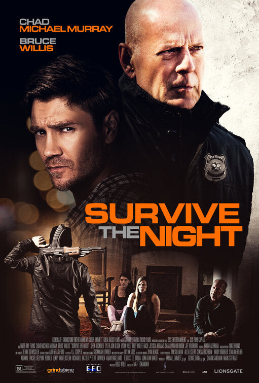 1000 piece jigsaw puzzle for the movie poster: Survive the Night (2020)