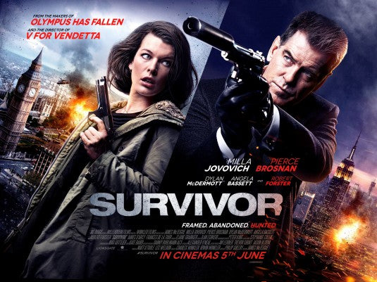 1000 piece jigsaw puzzle for the movie poster: Survivor (2015) ver2