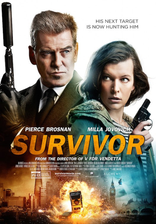 1000 piece jigsaw puzzle for the movie poster: Survivor (2015) ver4