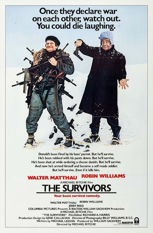 the movie poster: The Survivors (1983)