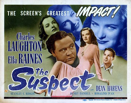 the movie poster: The Suspect (1944)