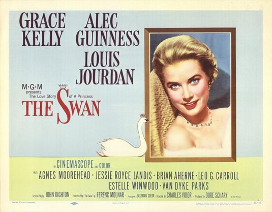 the movie poster: The Swan (1956)