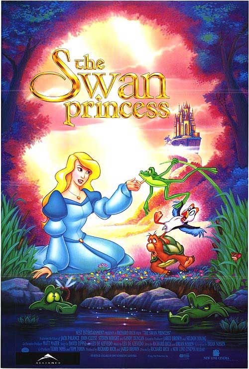 the movie poster: The Swan Princess (1994) ver3