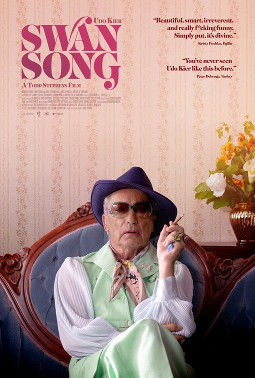 1000 piece jigsaw puzzle for the movie poster: Swan Song (2021)