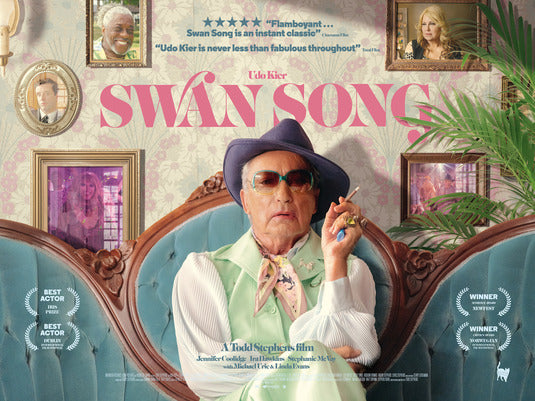 1000 piece jigsaw puzzle for the movie poster: Swan Song (2021) ver2