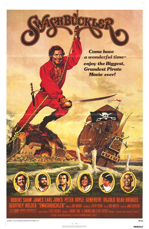 the movie poster: Swashbuckler (1976)