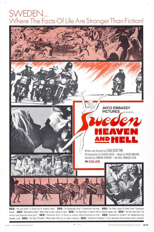 the movie poster: Sweden Heaven and Hell (1969)