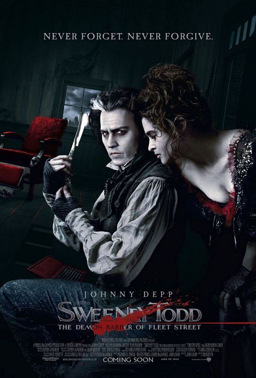 the movie poster: Sweeney Todd (2007) ver5